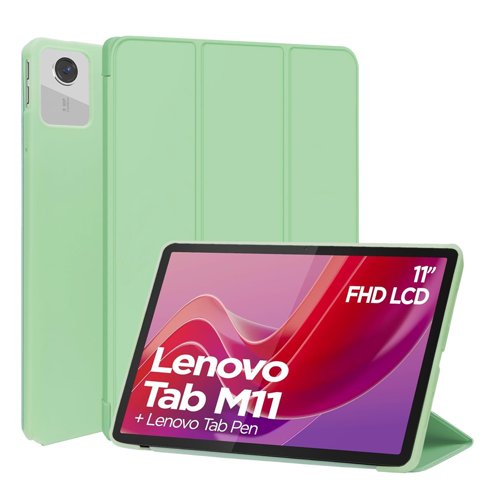 Lenovo Tab M11 & Folio Case セット Amazon.com: CASZONE Folio Case for Lenovo Tab M11 11 inch 2024